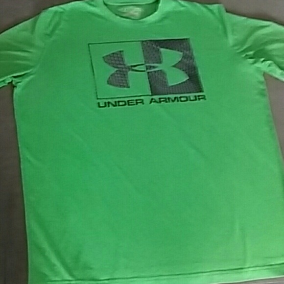 Men's Under Armour t-shirt bright green - Picture 1 of 5